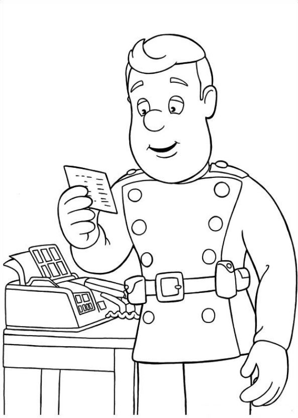 Kids-n-fun.com | 38 coloring pages of Fireman Sam